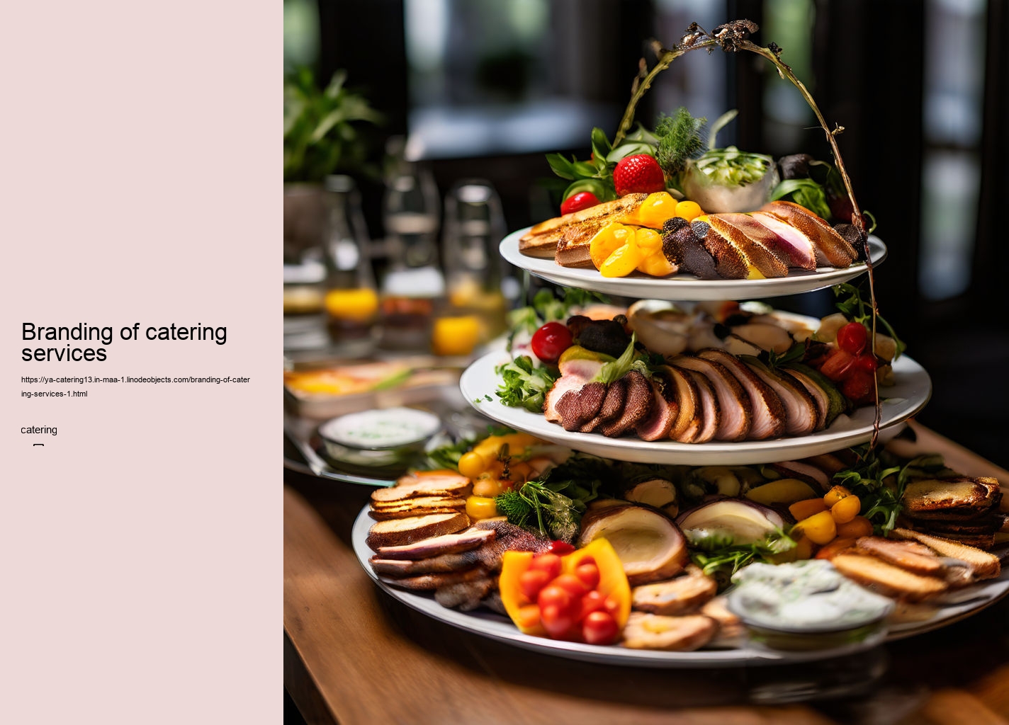 Branding of catering services